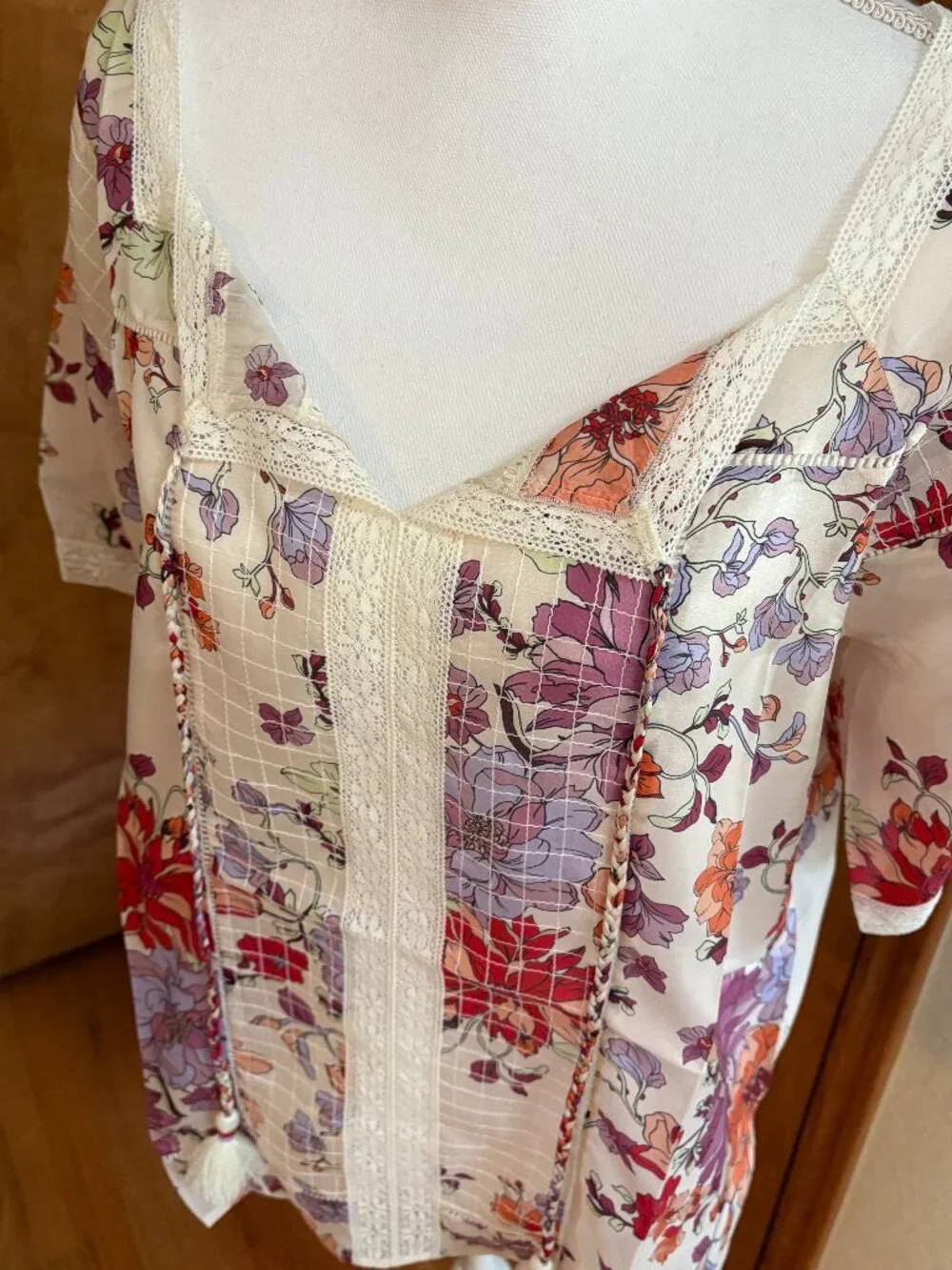 Johnny Was Sonia Lace Blouse, Size S, NWT - Picture 3 of 13